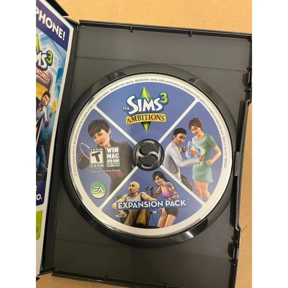 Sims 3 Ambitions expansion pack video game